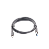 cable usb a a usb c | 1 metro | carga y sincronización de datos | carga rápida 60w | datos 5 gbps | qc 3.0/2.0 | fpc | afc | protección integrada | duradero y flexible| caja abs | cubierta de tpe | color negro.