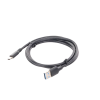 cable usb a a usb c | 1 metro | carga y sincronización de datos | carga rápida 60w | datos 5 gbps | qc 3.0/2.0 | fpc | afc | protección integrada | duradero y flexible| caja abs | cubierta de tpe | color negro.