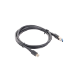 cable usb a a usb c | 1 metro | carga y sincronización de datos | carga rápida 60w | datos 5 gbps | qc 3.0/2.0 | fpc | afc | protección integrada | duradero y flexible| caja abs | cubierta de tpe | color negro.