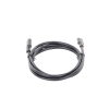 cable usb a a usb c | 1 metro | carga y sincronización de datos | carga rápida 60w | datos 5 gbps | qc 3.0/2.0 | fpc | afc | protección integrada | duradero y flexible| caja abs | cubierta de tpe | color negro.