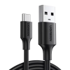 cable usb a a usb c | 2 metros | carga y sincronización de datos | carga rápida 60w | datos 5 gbps | qc 3.0/2.0 | fpc | afc | protección integrada | duradero y flexible| caja abs | cubierta de tpe | color negro.