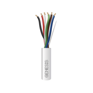 bobina de 305 metros / cable de cobre / 6 x 22 awg / riser / tipo cmr cl3r / para aplicaciones de control de acceso / alarmas de intrusión / automatización / interfonos y tv porteros