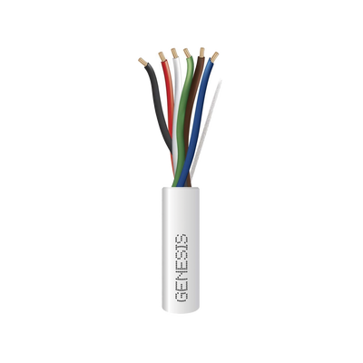 bobina de 305 metros / cable de cobre / 6 x 22 awg / riser / tipo cmr cl3r / para aplicaciones de control de acceso / alarmas de intrusión / automatización / interfonos y tv porteros bobina de 305 metros / cable de cobre / 6 x 22 awg / riser / tipo cmr cl3r / para aplicaciones de control de acceso / alarmas de intrusión / automatización / interfonos y tv porteros
