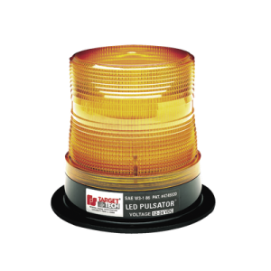 burbuja pulsator led clase 2, color ámbar, montaje permanente