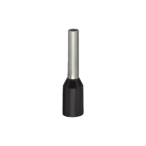ferrul para calibre 1.5mm2 / 16 awg / l: 12 l1: 6 d: 4 d1: 3,5 d2: 1,7 / color: negro