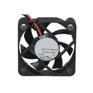 ventilador anticondensante axial de 12vcc, 40x40x10 mm, 0.8 watt, 65 ma, flujo de aire de 5.3 cfm, sin escobillas.