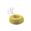 carrete de cable de 305 metros / color amarillo / compuesto por 6 x 22 awg blindado, 4 x 18 awg, 4 x 22 awg, y 2 x 22 awg / para aplicaciones en control de acceso