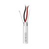 bobina de 305 m de cable 4 x 22 awg blindado / riser / color blanco / para aplicaciones de audio, seguridad y control