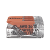 conector compacto para 1 cable de entrada 2 cables de salida / cables compatibles 28awg 12awg
