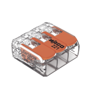 conector compacto para 1 cable de entrada 2 cables de salida / cables compatibles 28awg 12awg