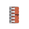 conector compacto para 1 cable de entrada 4 cables de salida / cables compatibles 28awg 12awg