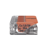 conector compacto para 1 cable de entrada 4 cables de salida / cables compatibles 28awg 12awg
