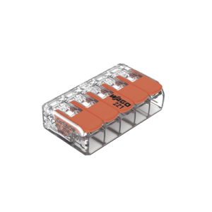 conector compacto para 1 cable de entrada 4 cables de salida / cables compatibles 28awg 12awg