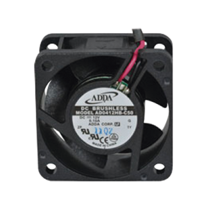 ventilador axial de 40 x 40 x 20 mm, rodamiento de baleros, cables de 30 cm, 12 vcc, 100 ma, 8.8 cfm.