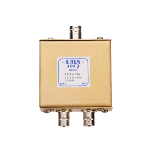 divisor de potencia emr de 2 vías, 30 960 mhz, 0.5 watt, conectores bnc hembra.