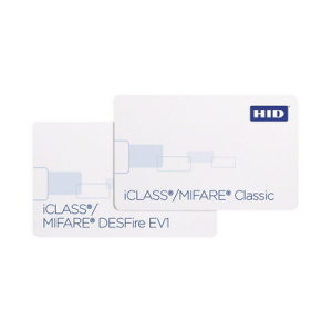 tarjeta dual iclass + mifare/ pvc compuesto/ garantía de por vida