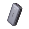 mini power bank 30w | 10 000 mah | 2 puertos pd3.0, usb c+a | carga rápida | pantalla digital | compatible con iphone 16 pro max/15/14, macbook air, ipad, galaxy s24 ultra, | color negro.