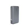 power bank de 20000mah | 3 salidas 100w max. | usb a + 2 usb c | pd 3.0 | qc3.0 | fcp | scp | pantalla inteligente | carcasa ignifuga | color gris | incluye cable usb de 50cm | carga tu laptop de manera segura.