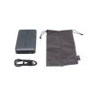 power bank de 20000mah | 3 salidas 100w max. | usb a + 2 usb c | pd 3.0 | qc3.0 | fcp | scp | pantalla inteligente | carcasa ignifuga | color gris | incluye cable usb de 50cm | carga tu laptop de manera segura.