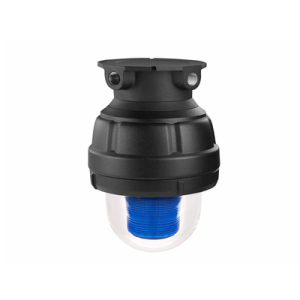 luz de advertencia led a prueba de explosión adecuado para su uso en clase i, div. i, grupos c y d; clase i, div. 2, grupos a, b, c y d; clase ii, div. 1, grupos e, f y g; clase iii, color azul, 24 vcd