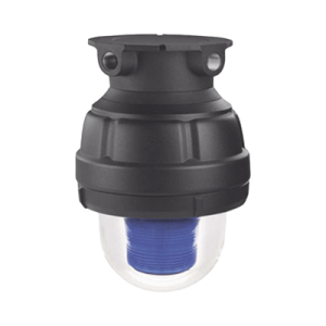 luz led, a prueba de explosiones, ul y cul para clase i, división 1, grupo c y d; clase i, división 2, grupos a y b; clase ii, división 1, grupos e, f y g; clase iii, 120 240 vca, azul