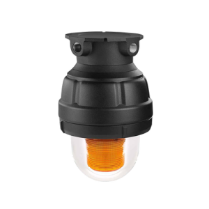 luz estroboscopica a prueba de explosiones ul y cul para clase i, división 1, grupo c y d; clase i, división 2, grupos a y b; clase ii, división 1, grupos e, f y g; clase iii , 24 vcd, color Ámbar, montaje no incluido