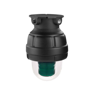 luz estroboscópica a prueba de explosiones ul y cul para clase i, división 1, grupo c y d; clase i, división 2, grupos a y b; clase ii, división 1, grupos e, f y g; clase iii , 24 vcd, color verde, montaje no incluido