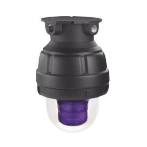 luz estroboscópica a prueba de explosiones ul y cul para clase i, división 1, grupo c y d; clase i, división 2, grupos a y b; clase ii, división 1, grupos e, f y g; clase iii , 24 vcd, color magenta, montaje no incluido