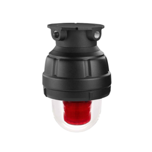 luz estroboscopica a prueba de explosiones ul y cul para clase i, división 1, grupo c y d; clase i, división 2, grupos a y b; clase ii, división 1, grupos e, f y g; clase iii , 24 vcd, color rojo, montaje no incluido