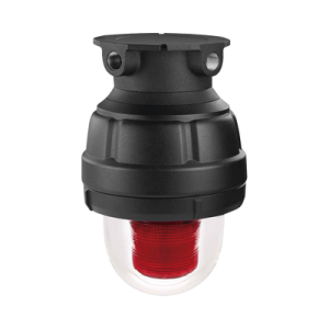 luz estroboscopica a prueba de explosiones ideal para ubicaciones peligrosas, 120vca, rojo, montaje no incluido