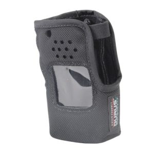 funda de nylon, clip metálico para cinto, correa en antena y visor frontal para nx 220k2, nx 320k2 y nx 320k5.