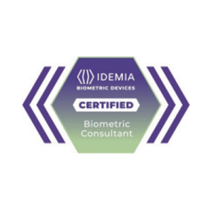 consultor biométrico certificado, membresía de 2 años con acceso al módulo de ventas 24/7 a la plataforma de aprendizaje de dispositivos biométricos de idemia.