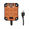 multicontacto powerbox 1, con 4 salidas 120 vca, 2 usb a / 1 usb c, luces led integradas y soporte magnético