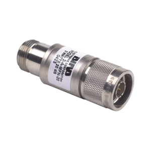 atenuador en línea de 30 db, 2 w. máximo, cd 4 ghz, conectores n macho hembra.