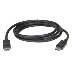 cable displayport | longitud 2m | alta definición | hasta 8k | hdr dinámico | 32 canales de audio digital | pestañas de seguridad con botón de liberación