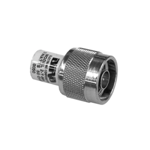 carga fantasma terminal de 2 w, impedancia de 50 ohm y conector n macho.