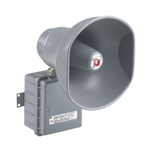 altavoz amplificado selectone 15w, para ubicaciones peligrosas, 120 vca, gris