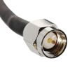 antena mini de montaje magnético, con cable rg174 y conector sma macho | rango de frecuencias 700 960 mhz, 1710 2270 mhz | ganancia máxima 3.1 db