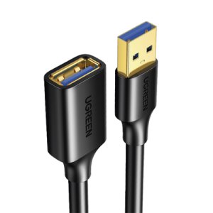 cable extensor usb 3.0 / 3 metros / macho hembra / 5 gbps / ultra durabilidad / núcleo de cobre estañado 28/22 awg / blindaje interior múltiple / ideal para teclado, mouse , etc.