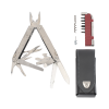 navaja victorinox multiherramienta swisstool x plus con 37 funciones. incluye funda de piel