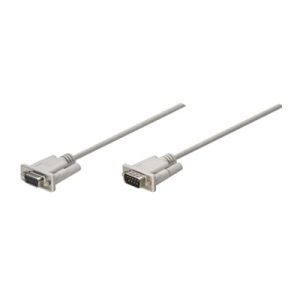 cable serial db9 macho a hembra 1.8 metros