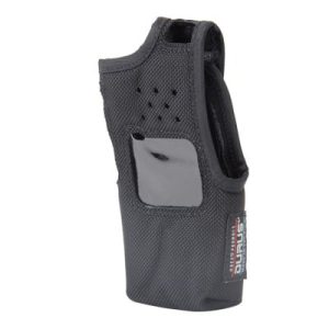 funda de nylon, lazo cinto, capuchón auto adherible / botones y visor frontal / ic f3021, ic f3031, ic f3230.