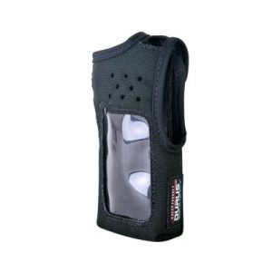funda de nylon, clip cinto, capuchón auto adherible en botones y visor frontal dtmf para ic f3021/ 3031 / 3230.