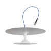 antena omnidireccional de bajo perfil ultra delgada con reflector para máxima ganancia de 7dbi. cubre bandas de celular 5g, 4g, 3g y wifi de 608 a 2700 mhz.