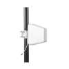 antena direccional de banda ancha de alto desempeño, 698 960 mhz / 1695 2700 mhz, conector n hembra. 50 ohm de impedancia.