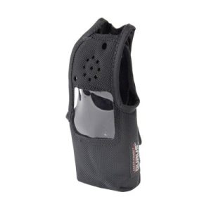 funda de nylon, lazo cinto, capuchón con broches / botones y visor frontal / ic f3161, ic 3261, ic 3360.