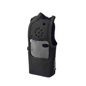 funda de nylon, clip cinto, capuchón con broches / botones y visor frontal / ic f3161, ic 3261, ic 3360.