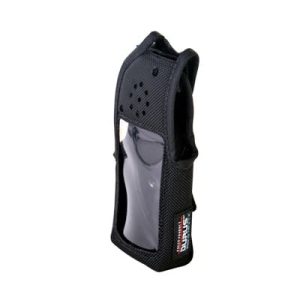 funda de nylon, lazo cinto, capuchón con broches para botones y visor frontal dtmf / ic f3161, ic f3261/ 3360.