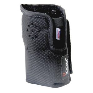 funda de nylon con lazo para cinto y correa en antena, para ic f3103d, ic f4103d, ic f3210d, ic f4210d.