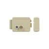 cerradura eléctrica / incluye llave / derecha/ con botón integrado /exterior